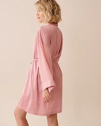 Chiffon and Satin Kimono