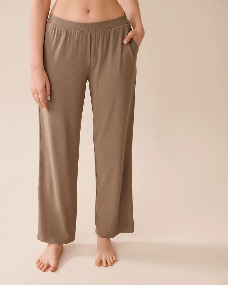 Pantalon en modal côtel