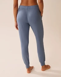 Pantalon de pyjama jogger en jersey doux