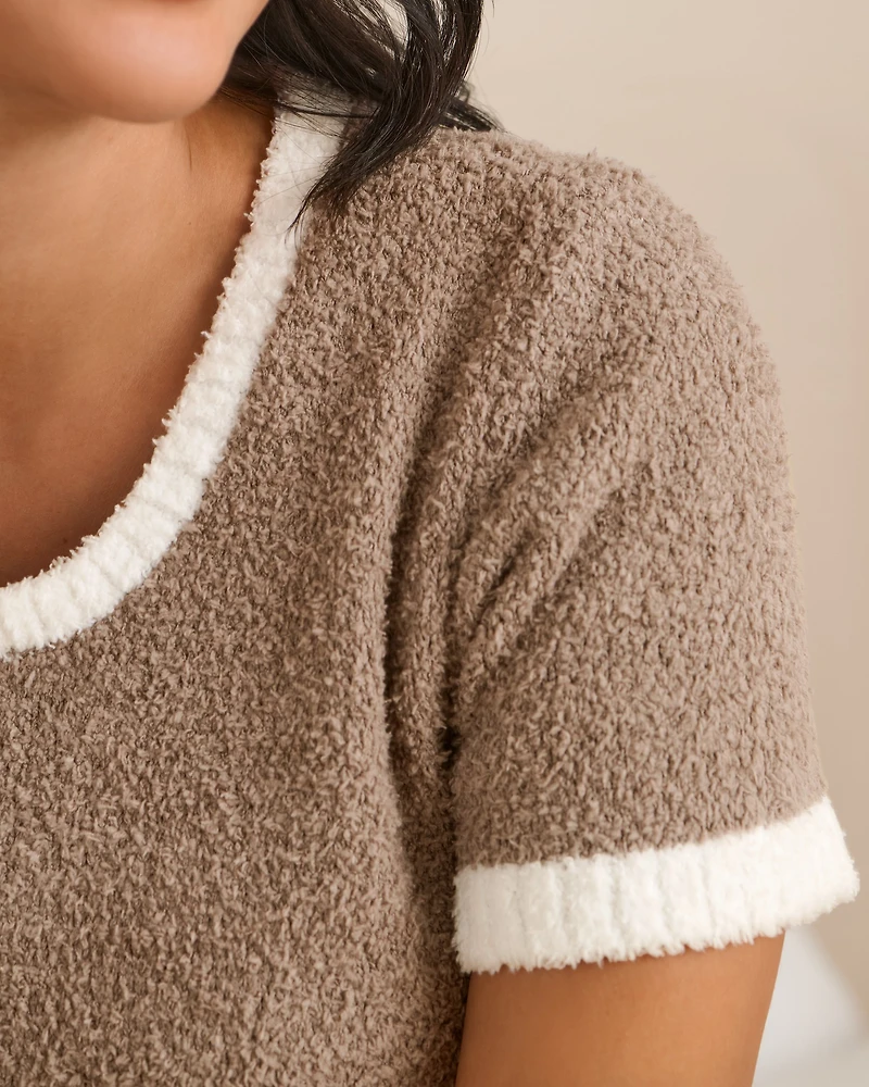 Chenille Crop T-shirt