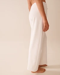 Pantalon épais en tissu côtel