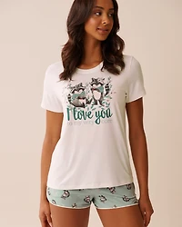 Raccoon Print Super Soft T-shirt