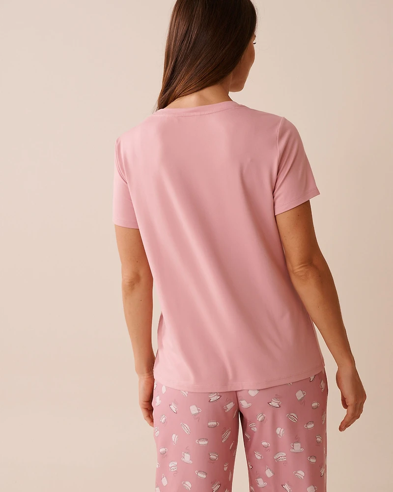 Coffee Print Super Soft T-shirt