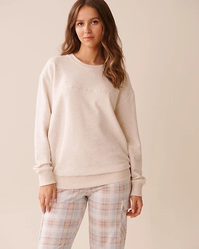 Chandail manches longues en french terry