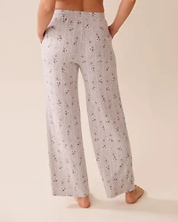 Floral Print Recycled Fibers Pajama Pants