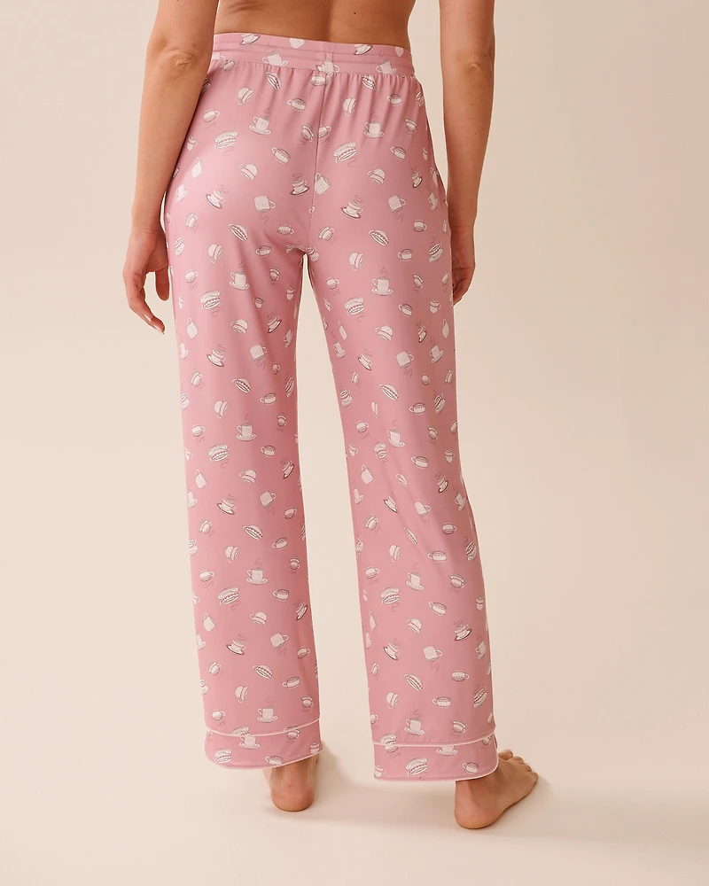 Coffee Cup Print Super Soft Pajama Pants