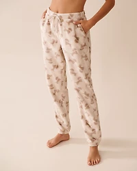 Dachshund Print Soft Plush PJ Set