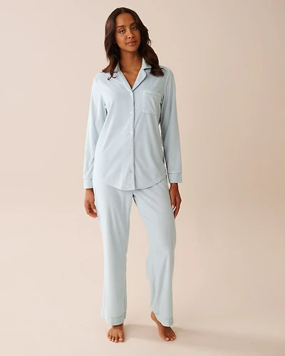 Floral Print Soft Velour PJ Set