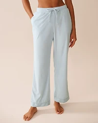 Floral Print Soft Velour PJ Set