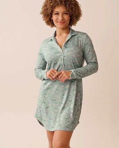 Dachshund Print Super Soft Long Sleeve Sleepshirt