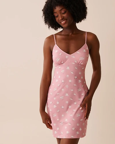 Coffee Cup Print Super Soft Nightie