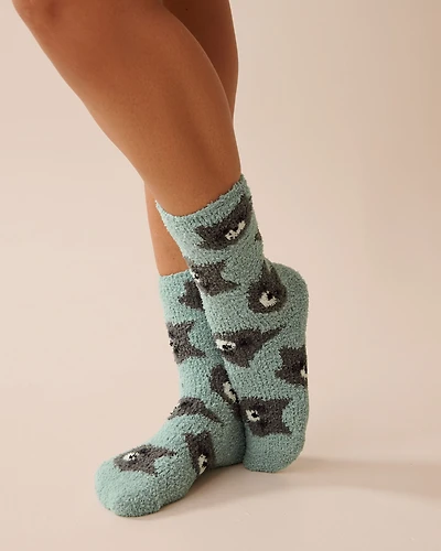 Plush Dachshund Socks