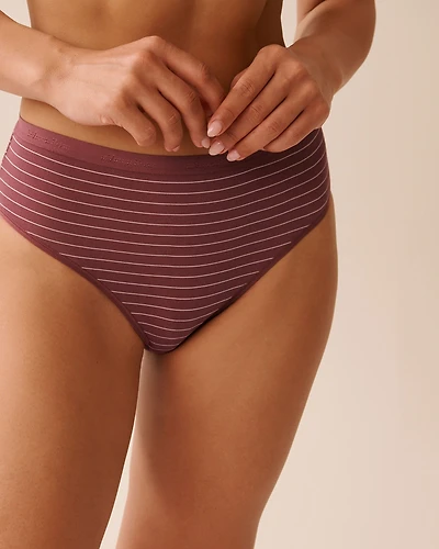 Cotton High Waist Bikini Panty