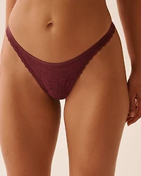 Lace Thong Panty