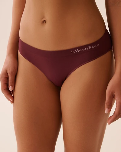 Culotte bikini en tissu sans coutures