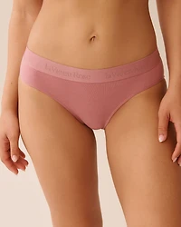 Cotton and Logo Elastic Band Bikini Panty