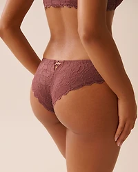 Lace and Strappy Detail Cheeky Panty