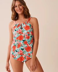 ISLAND DREAMS Halter Tankini Top