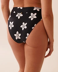 MONO BLOOM Mid Waist Brazilian Bikini Bottom