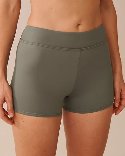 KHAKI GREY Boyleg Bikini Bottom