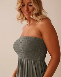 Maxi Smocked Dress with Removable Straps