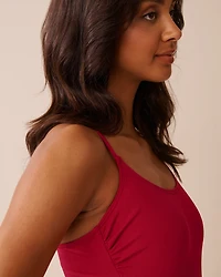 MAYA Scoop Neck One-piece Swimsuit