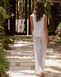 Pantalon en gaze