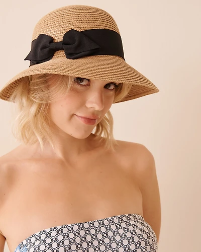 Straw Bowler Hat