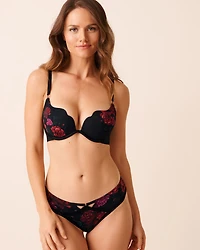 Push-up Scalloped Bra