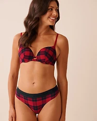 Soutien-gorge push-up demi-buste en modal