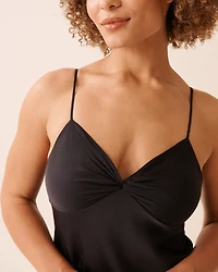 Twist Knot Satin Cami