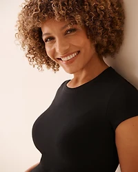 Ribbed Modal T-shirt