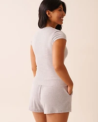 Ribbed Modal T-shirt