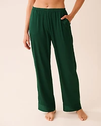 Jacquard Stripe Satin Pajama Set