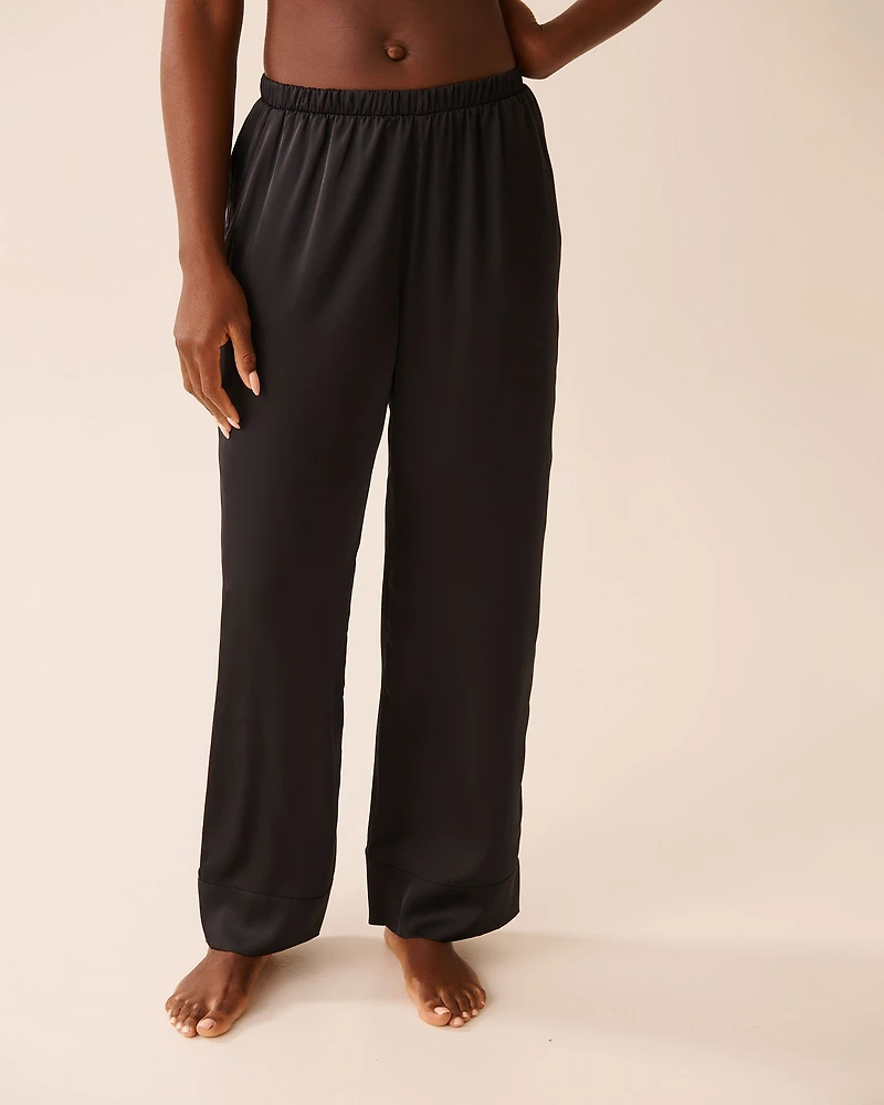 Ensemble pyjama manches longues en satin