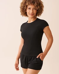 T-shirt en modal côtel