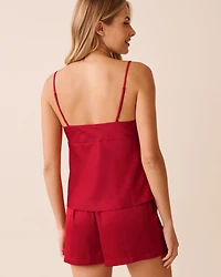 Twist Knot Satin Cami
