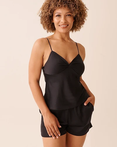 Twist Knot Satin Cami
