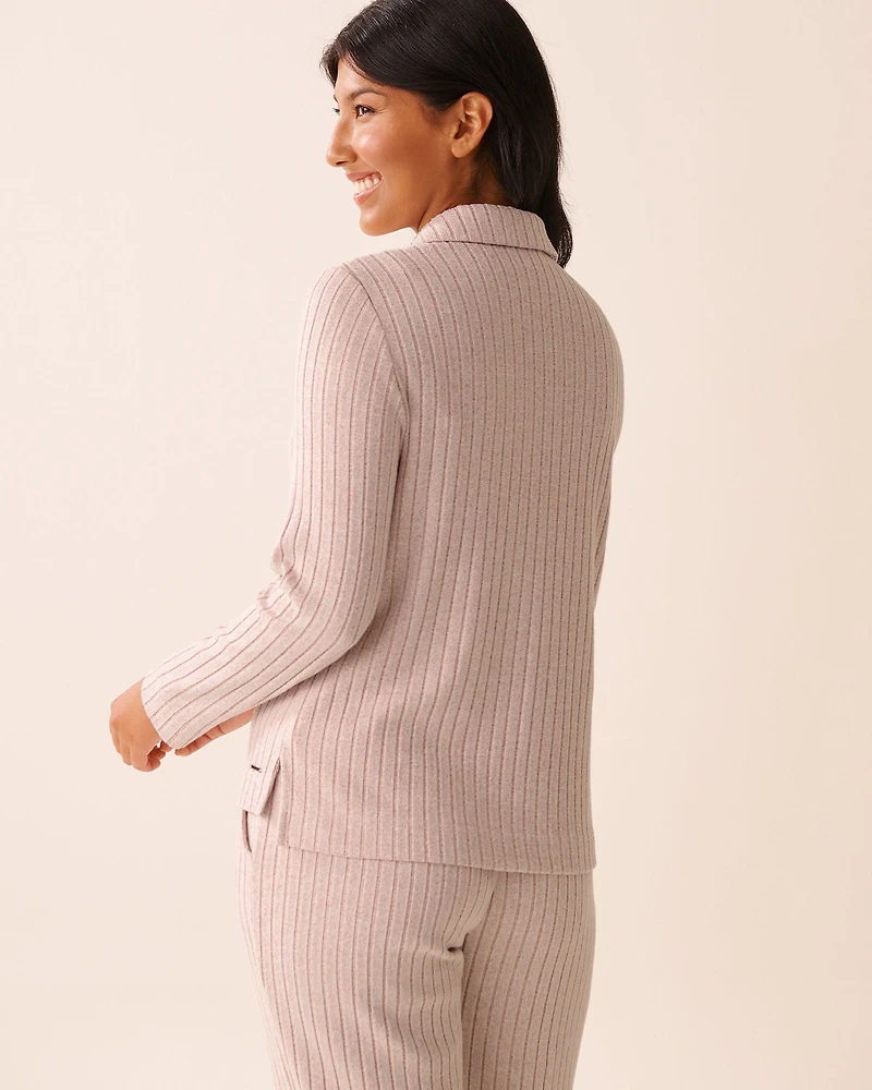 Ribbed Long Sleeve Shirt