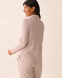 Ribbed Long Sleeve Shirt