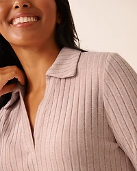 Ribbed Long Sleeve Shirt