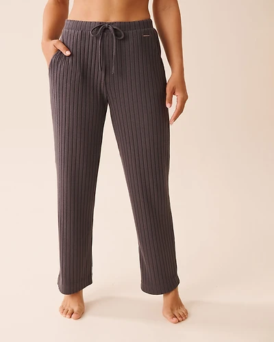 Ribbed Wide Leg Pants