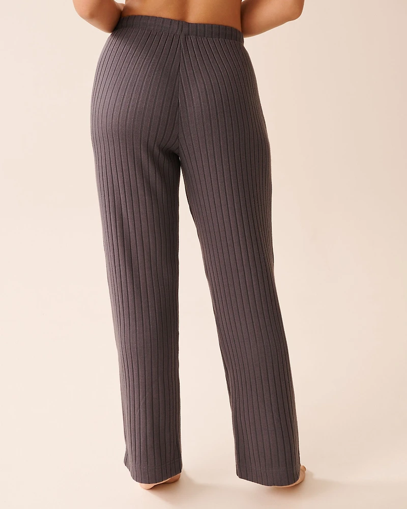 Ribbed Wide Leg Pants