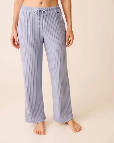 Ribbed Wide Leg Pants