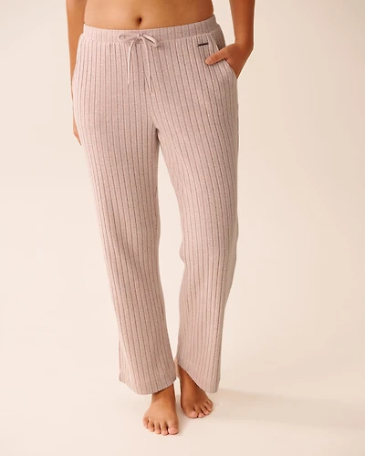 Ribbed Wide Leg Pants