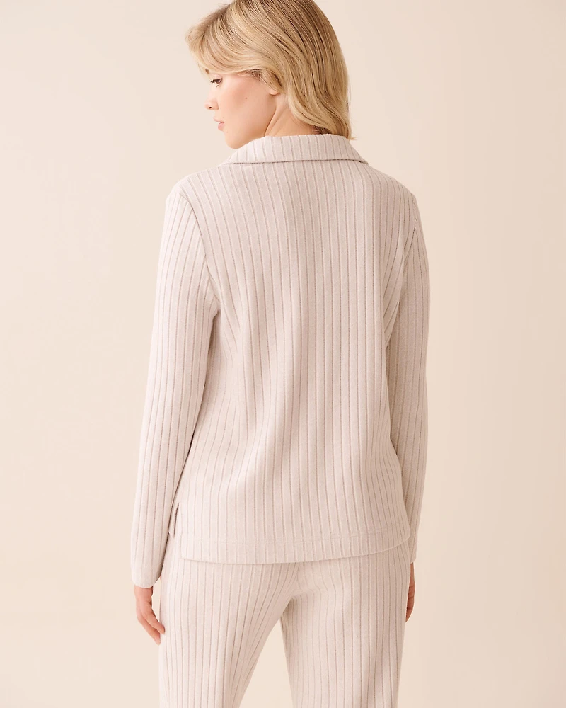 Ribbed Long Sleeve Shirt