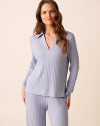 Ribbed Long Sleeve Shirt