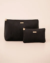2-in-1 Velvet Cosmetic Bag