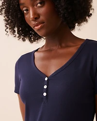 T-shirt henley côtel