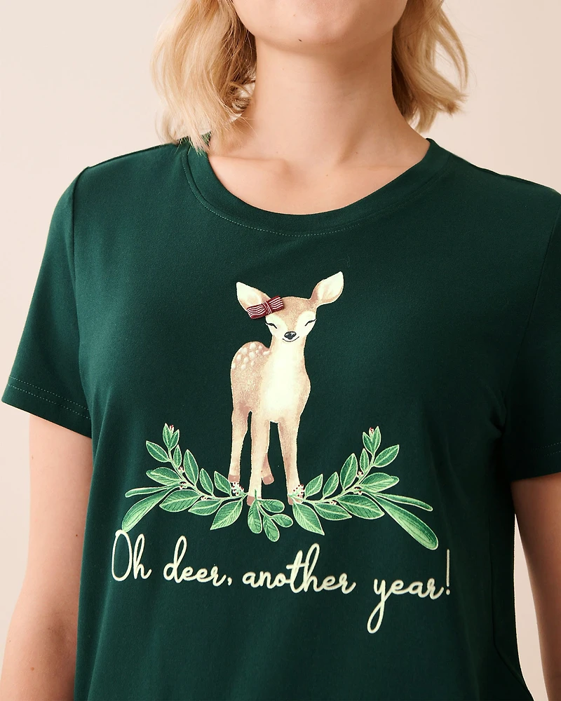 Deer Print Super Soft T-shirt